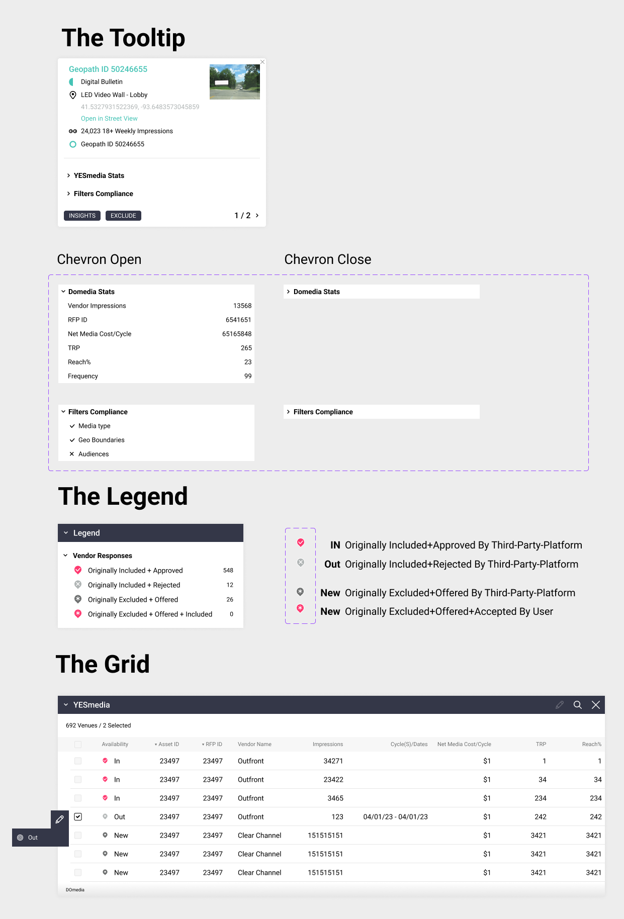 UI elements